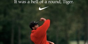 Nike, fine della partnership con la star del golf Tiger Woods