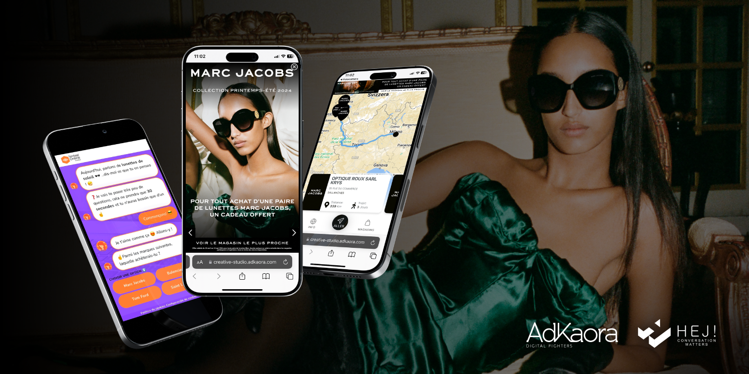 Il proximity marketing di AdKaora per promuovere gli occhiali Marc Jacobs